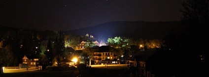 Harrachov v noci Foto: Jan Stejskal Ekolist.cz